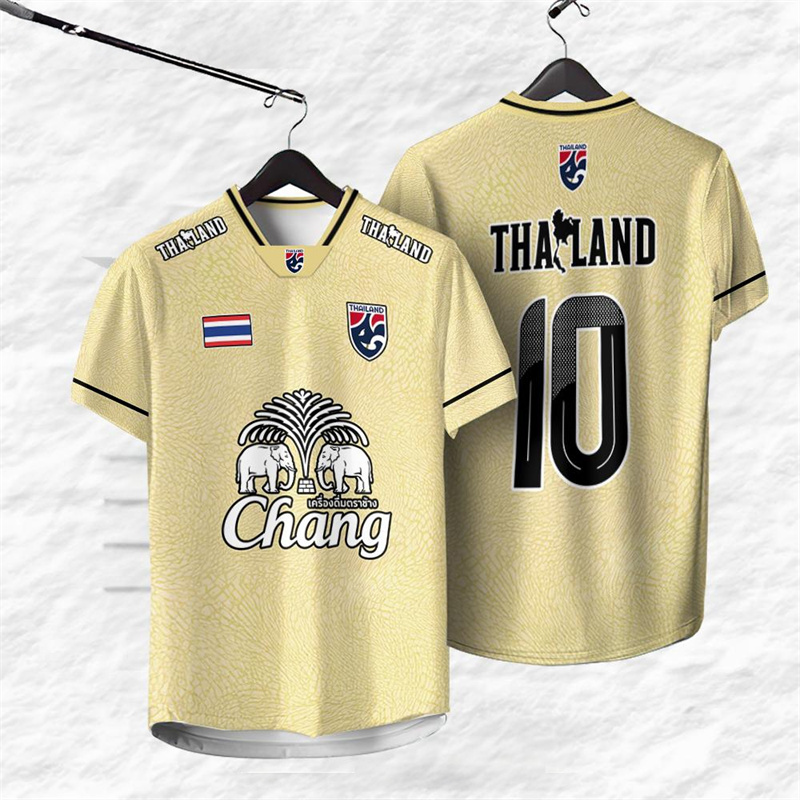 Thai Silk Blouse - Camiseta masculina tailandesa número 10, camiseta