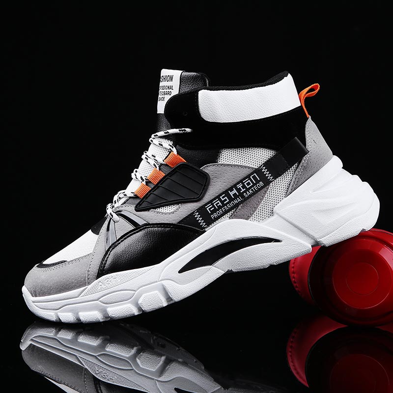 Ethnic Fashion Imports - Hightop-Sapatilhas Esportivas Masculinas, Sapatilhas de Cima