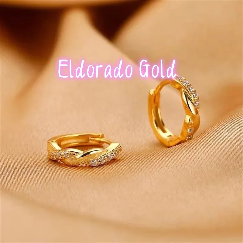 Ethnic Fashion Trends 2025 - Brincos de Ouro 18K AU750 Eldorado