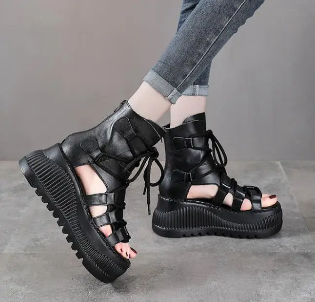 8cm étnico vaca couro genuíno  - Ethnic Fashion In avaliação e preço