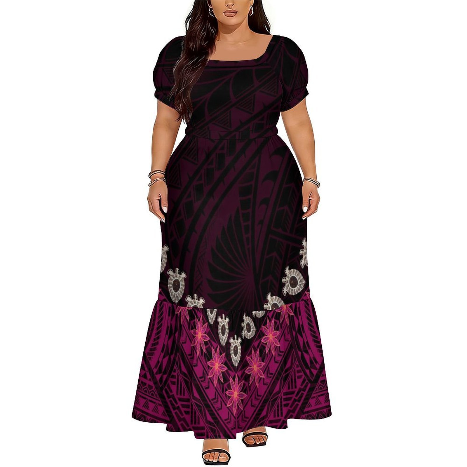 Vestido Longo Elegante com Dec - Ethnic Wear avaliação e preço