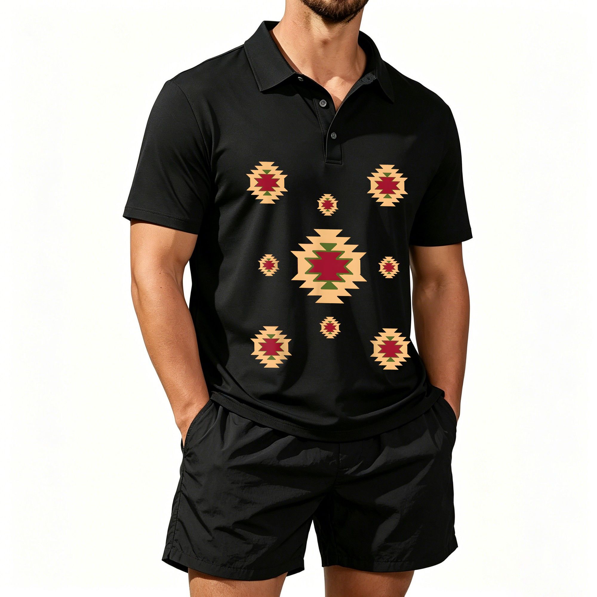 Conjunto de Camisa Polo Mascul - Ethnic Wear avaliação e preço