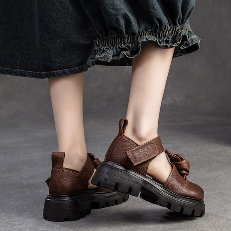 Sapatos de Plataforma com Nó É - Ethnic Fashion In avaliação e preço