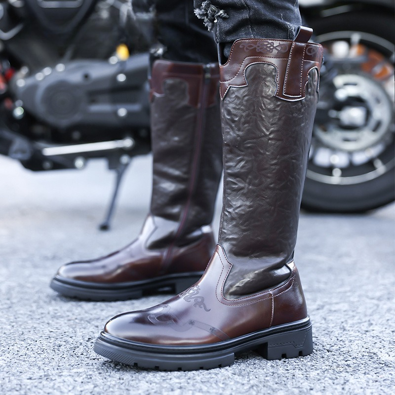 Botas masculinas de cano médio - Ethnic Fashion In avaliação e preço
