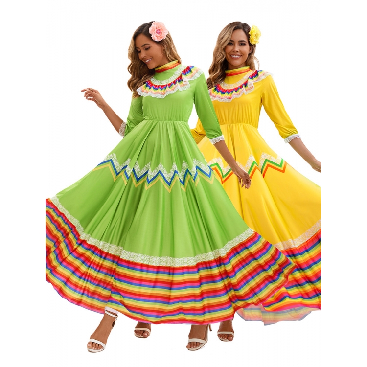 Vestido de Dança Étnica Femini - Ethnic Fashion Trends 2025 avaliação e preço