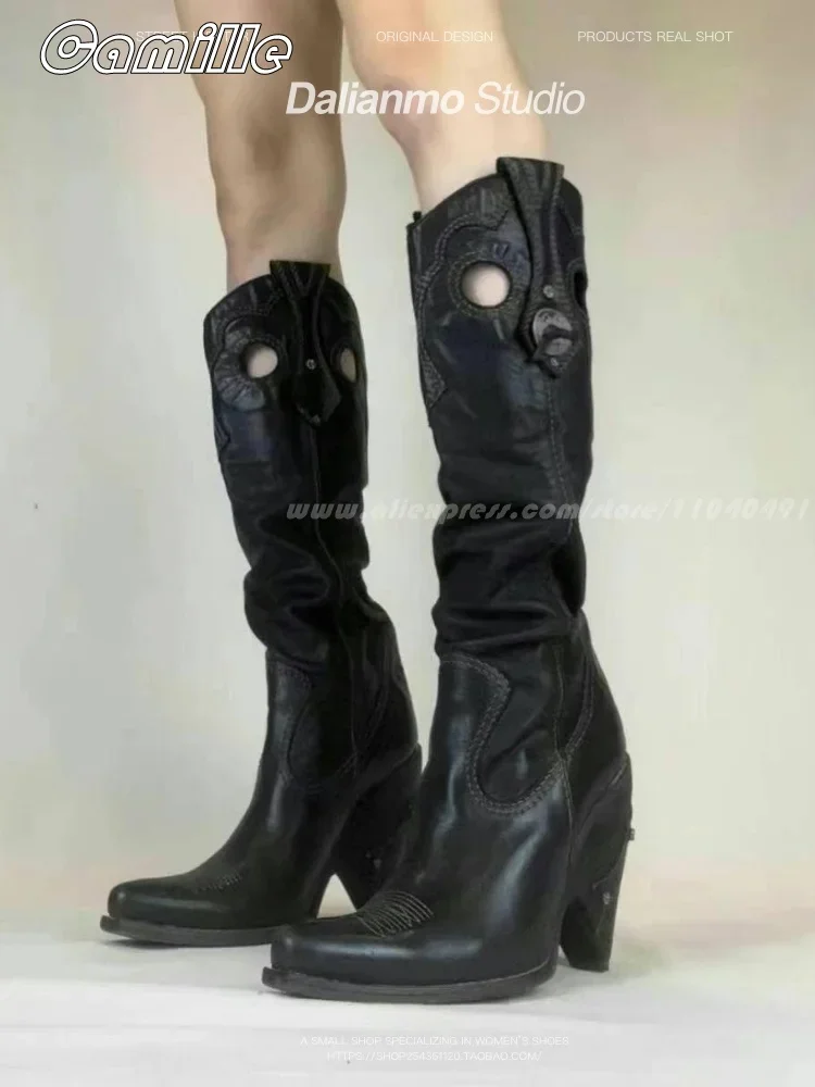 2025 Botas sexy plissadas all- - Ethnic Fashion In avaliação e preço