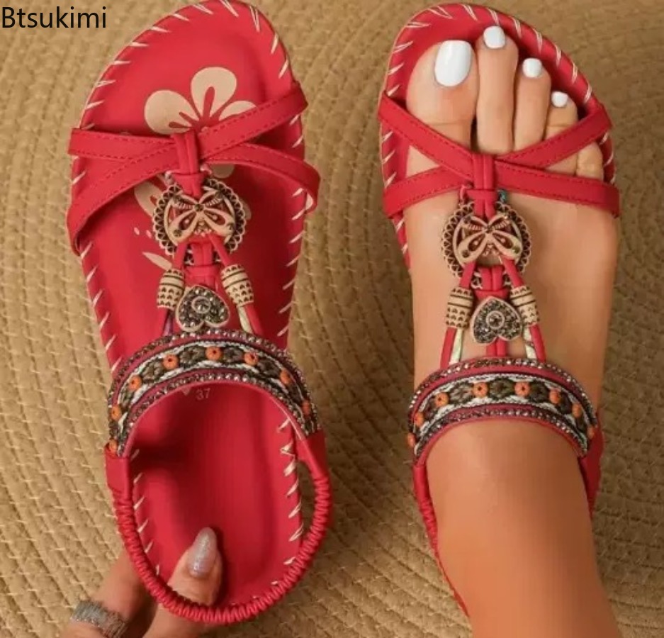 Sandálias Boêmias Femininas pa - Ethnic Fashion In avaliação e preço