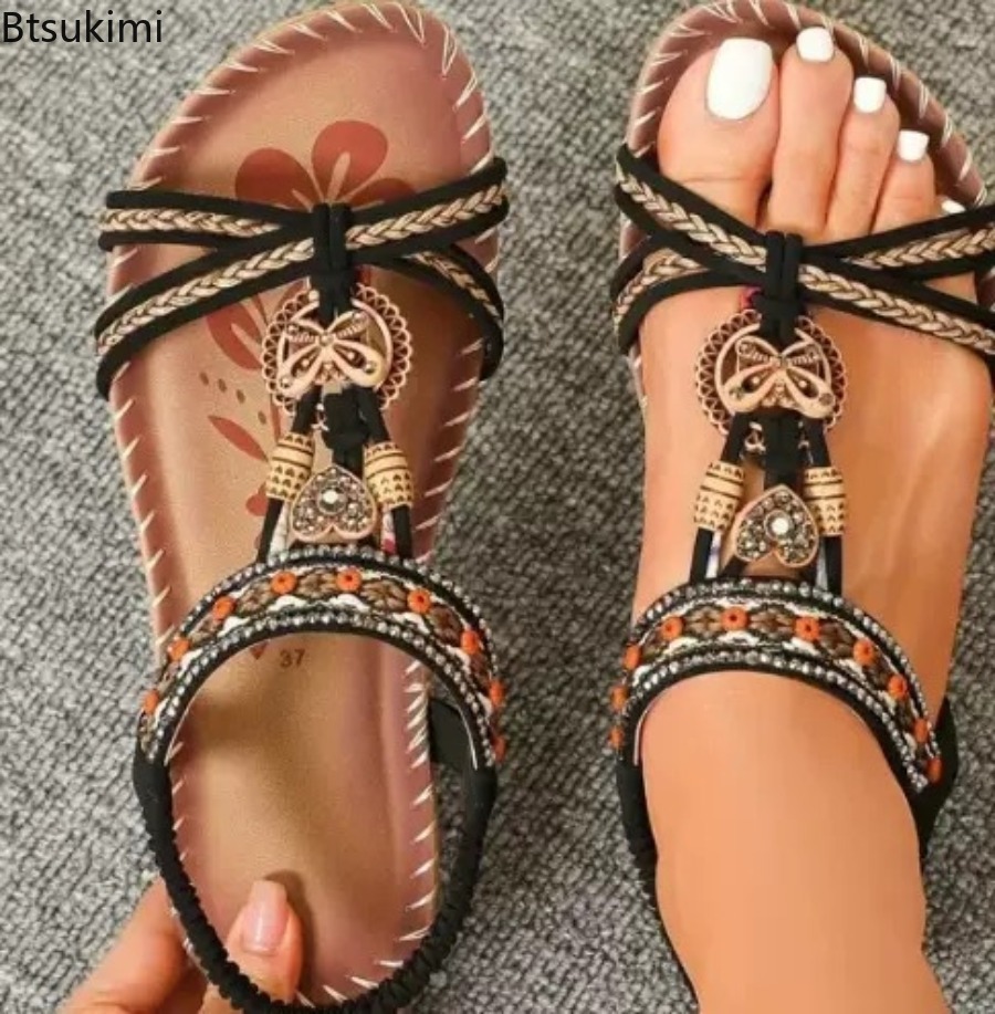 Sandálias Boêmias Femininas pa - Ethnic Fashion In avaliação e preço
