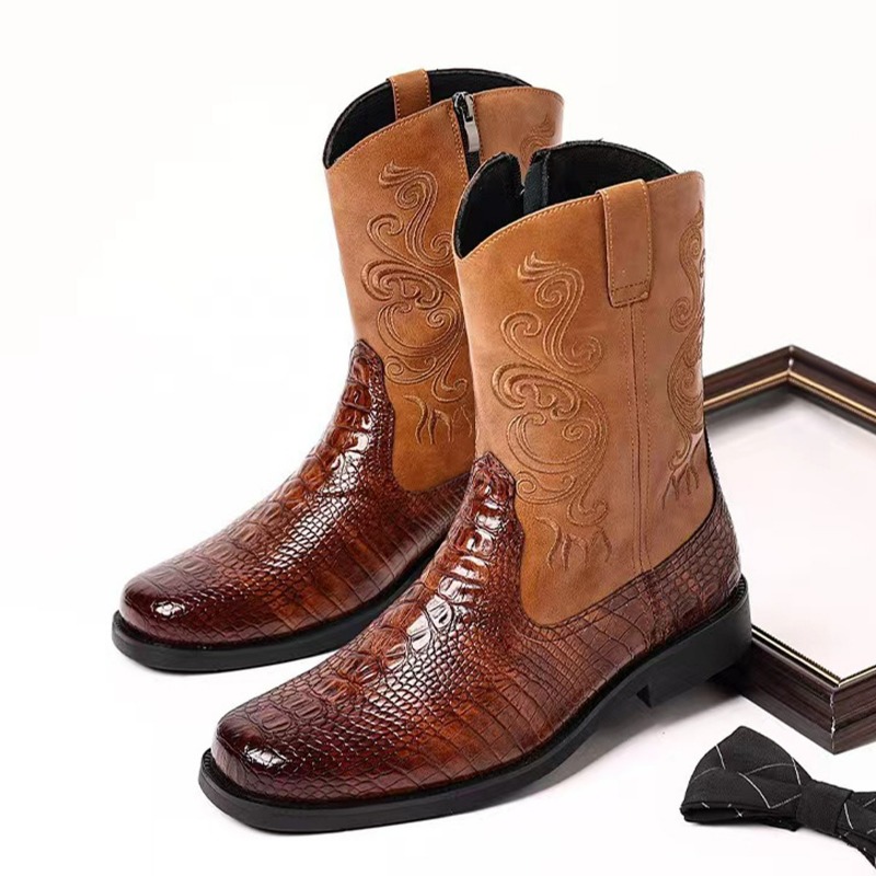 Botas de cowboy ocidentais mas - Ethnic Fashion In avaliação e preço