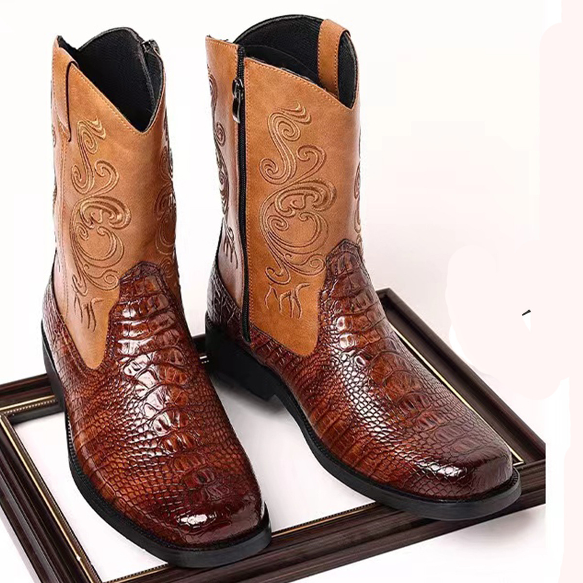Botas de cowboy ocidentais mas - Ethnic Fashion In avaliação e preço